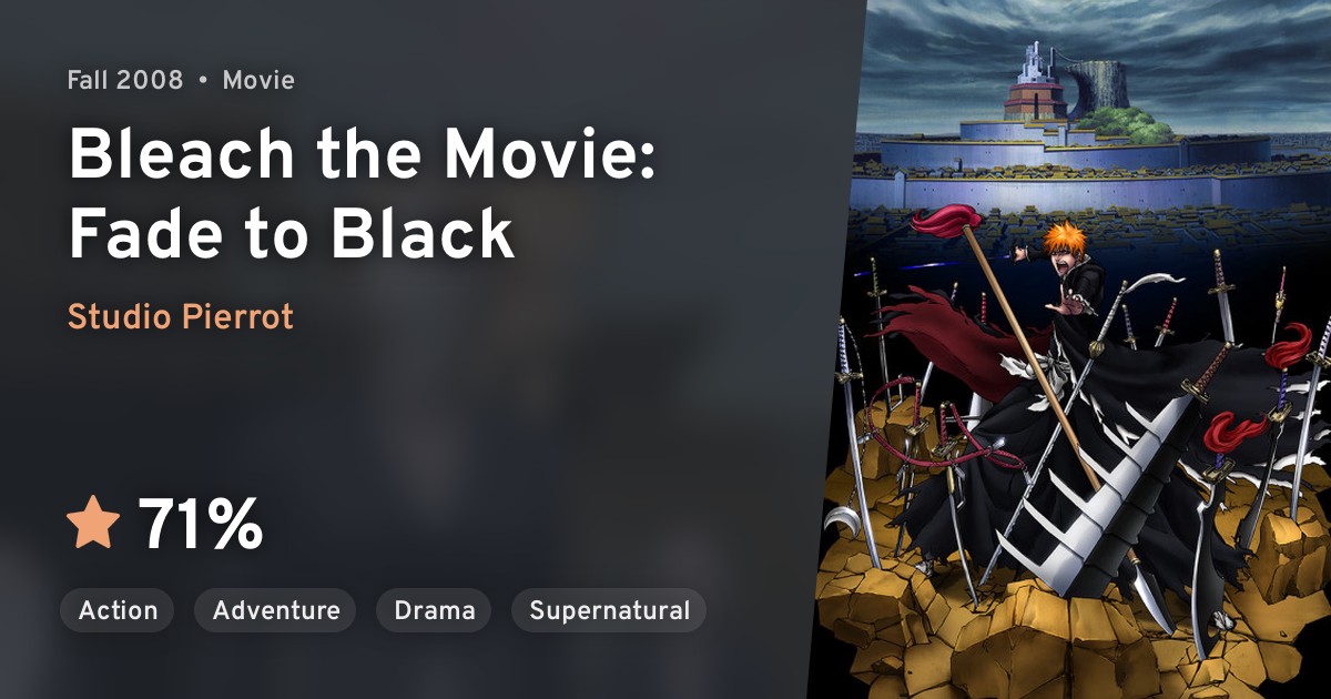 BLEACH Fade to Black Kimi no Na wo Yobu (Bleach the Movie Fade to