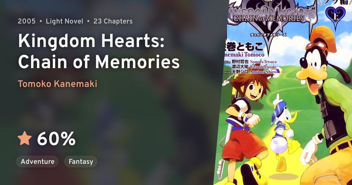 Kingdom Hearts Chain of Memories · AniList