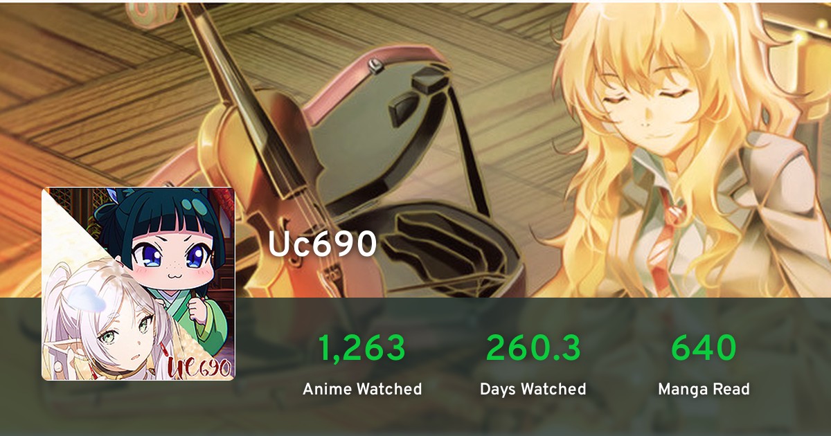 Uc690's anime list · AniList