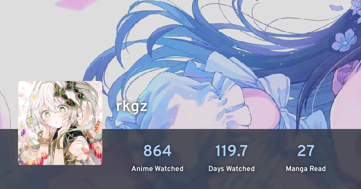 rkgz's anime list · AniList