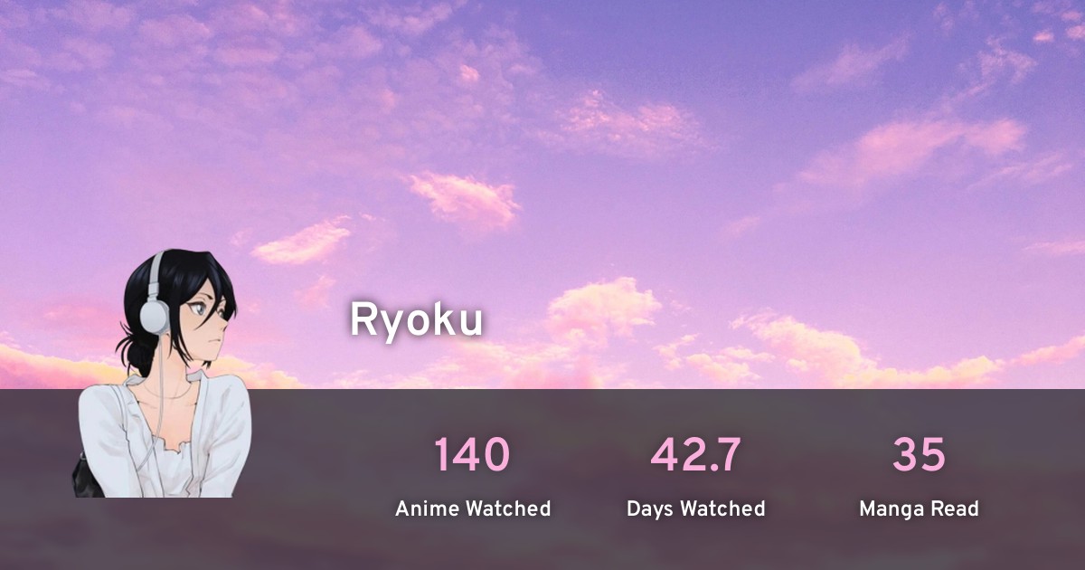 Ryoku's profile · AniList
