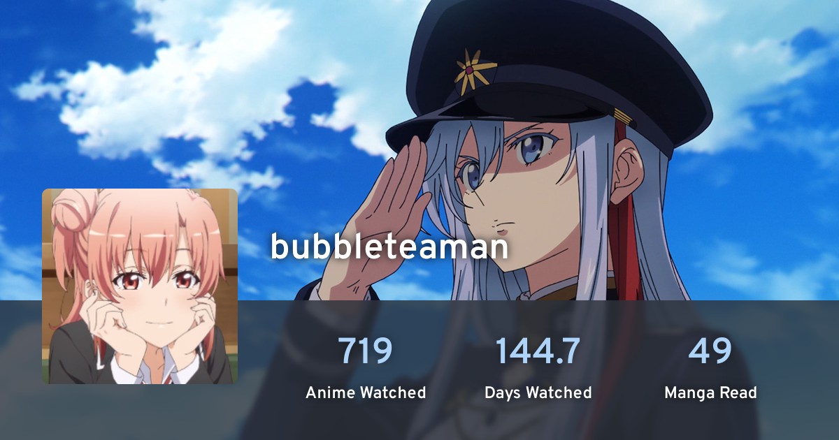 anilist winter 2023 bubbleteaman's anime list · AniList