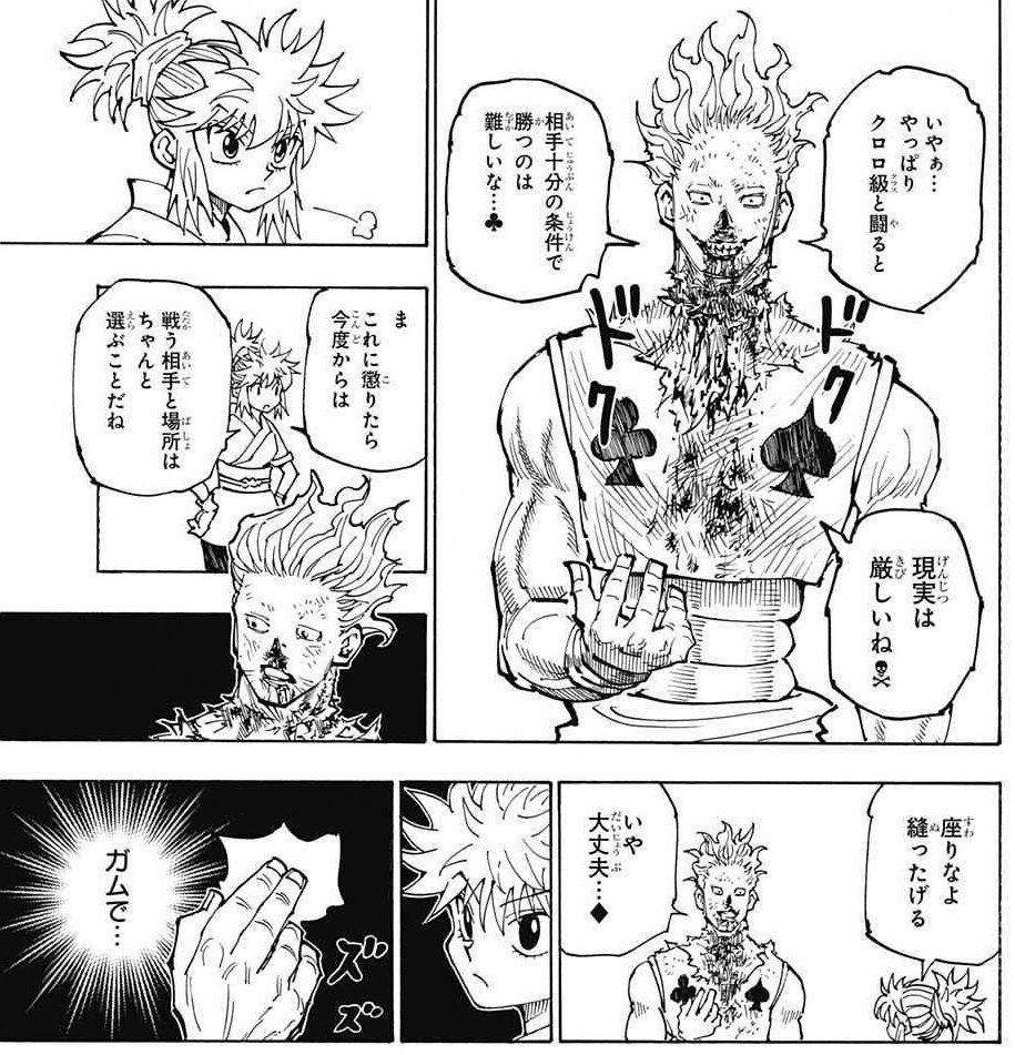 【ハンターハンター考察】 ヒソカvs団長、ヒソカVS団長と蜘蛛の団の共闘だった説ないか？ あにまんch