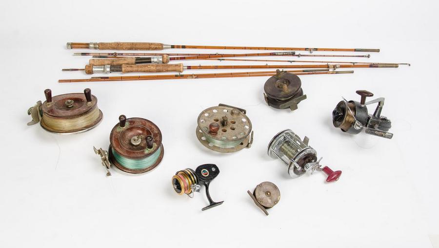 Range of vintage fishing rods… Quarterly Collectors Auction