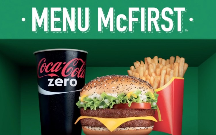 McDo McFirst nouveaux menus à 4,95€