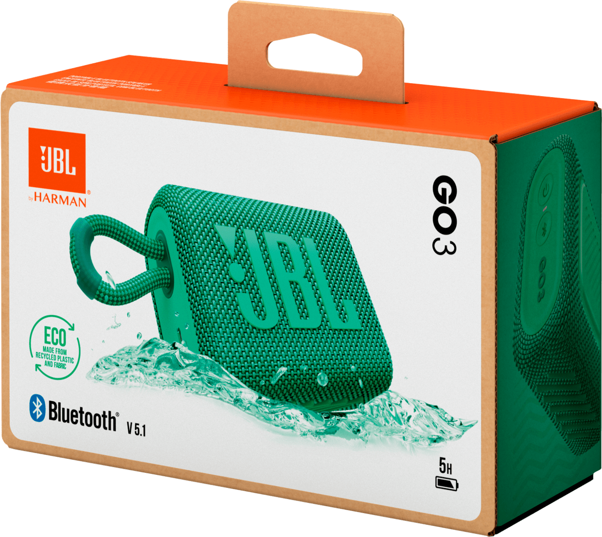JBL Bluetooth Speaker Go 3 Eco Groen Art & Craft