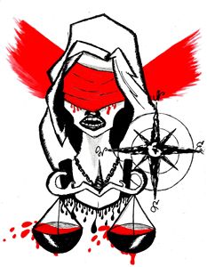 Lady Justice Tattoo Design - Art Drawings - Drawings & Illustration, Fantasy & Mythology, Designs, Other Designs - Artpal 300_x_233_jpg