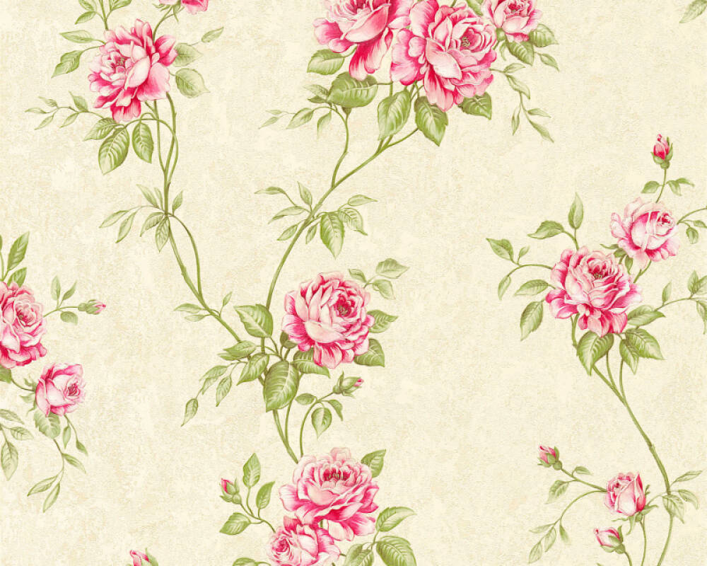 Red Floral Wallpaper For Walls
