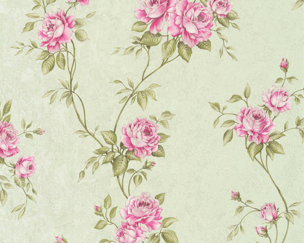 Top 68+ pink and green floral wallpaper best in.cdgdbentre