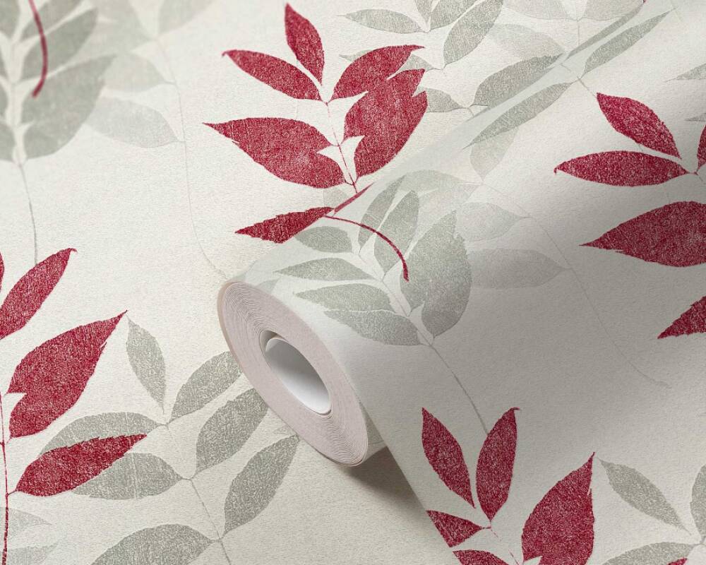 Red And Grey Wallpaper / Blob Red Grey Designer Wallpaper Com Tapeten