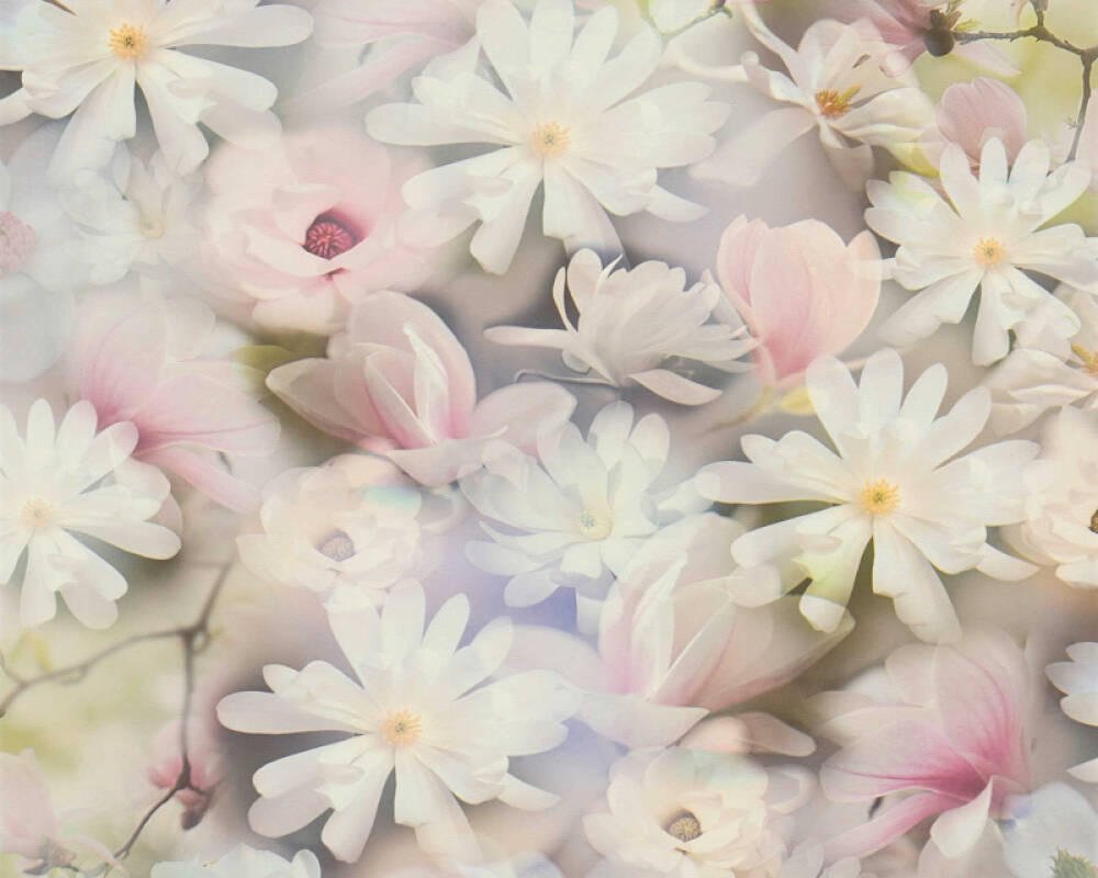 A.S. Création Tapete «Floral, Blau, Grün, Violett» 387221