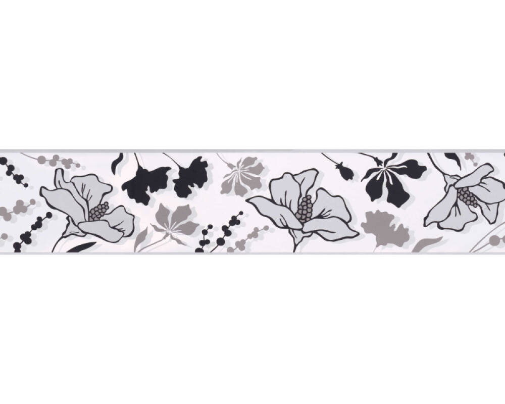 Black And White Flower Wallpaper Borders Best Flower Site