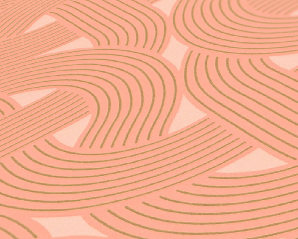 Architects Paper Wallpaper «Graphics, Black, Orange» 391752