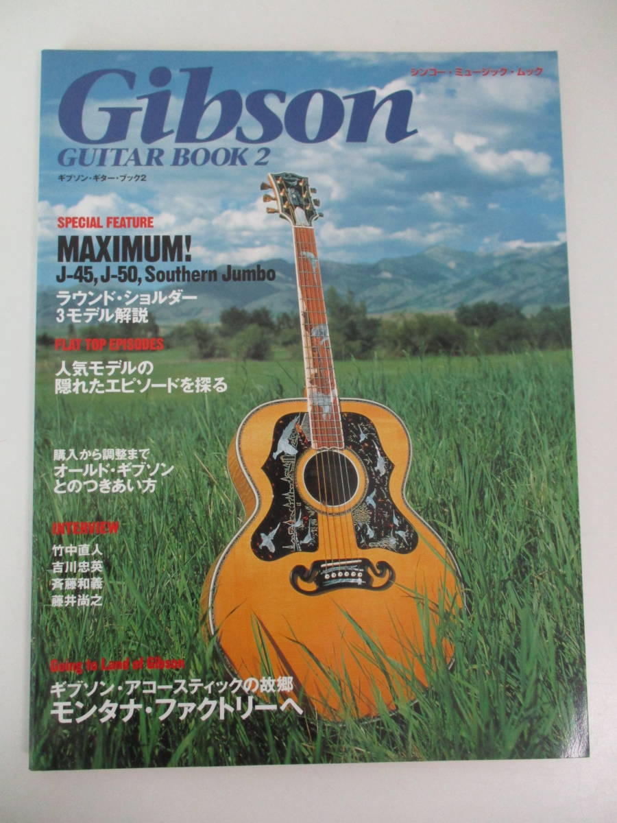 【やや傷や汚れあり】24か1045 Gibson Guitar Book 2 Acoustic ギブソン ギター ブック アコースティック