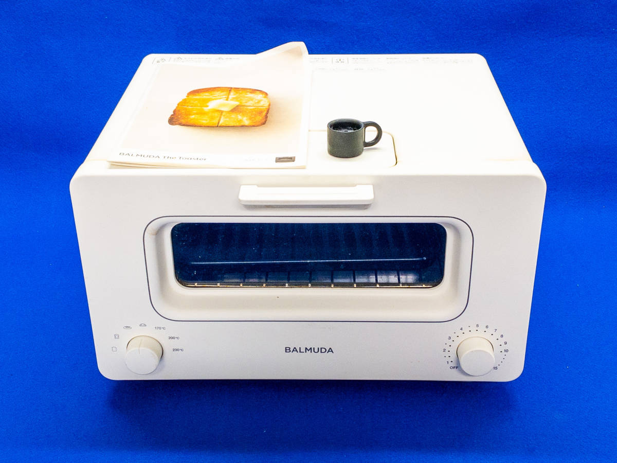 【傷や汚れあり】3Q売切！税無し バルミューダ BALMUDA スチームオーブントースター K01EWS 2018年 11121の落札情報