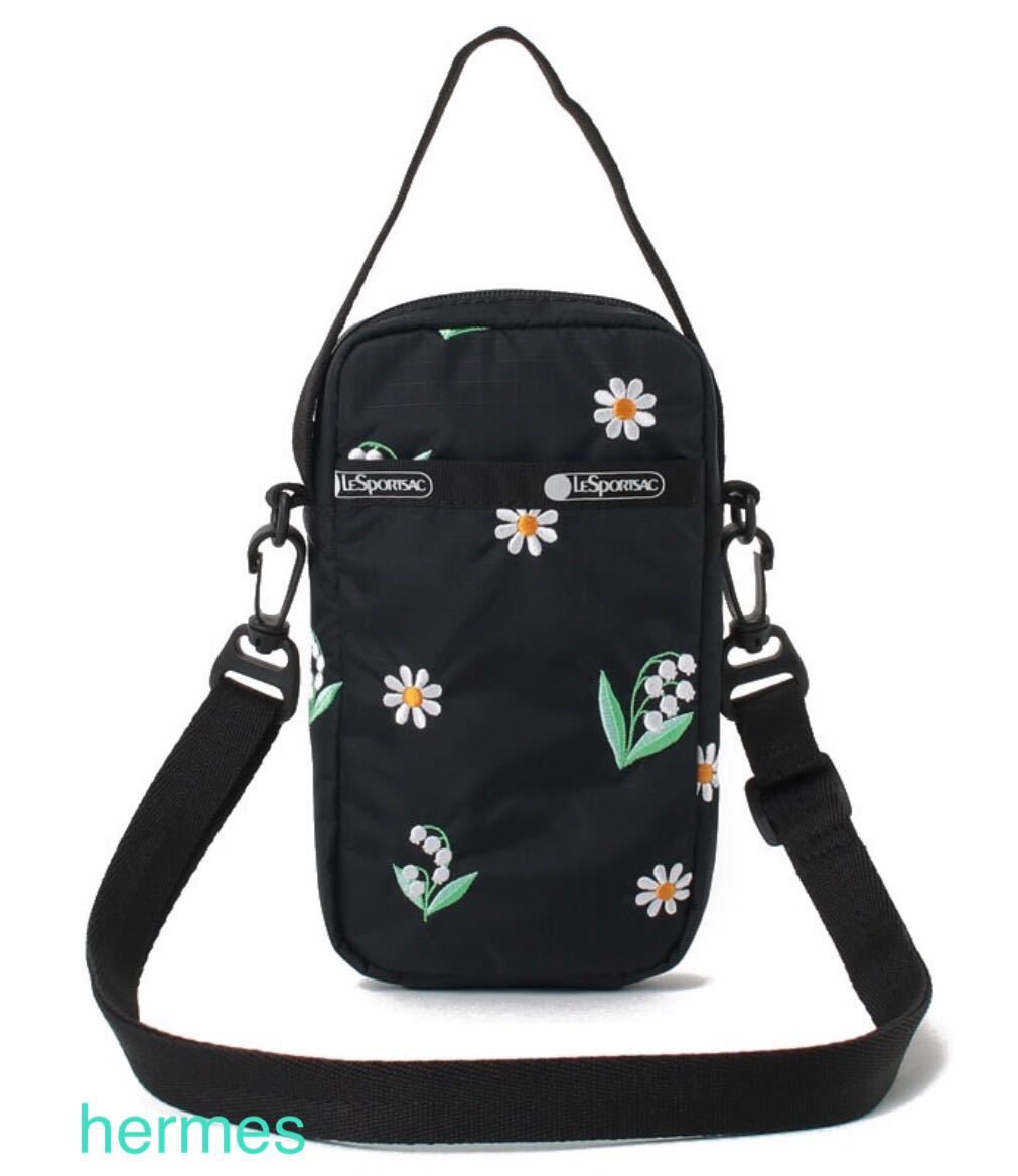 【未使用】LeSportsac レスポートサック MINI PHONE CROSSBODY 3505 U174 デイジーバレーの落札情報詳細