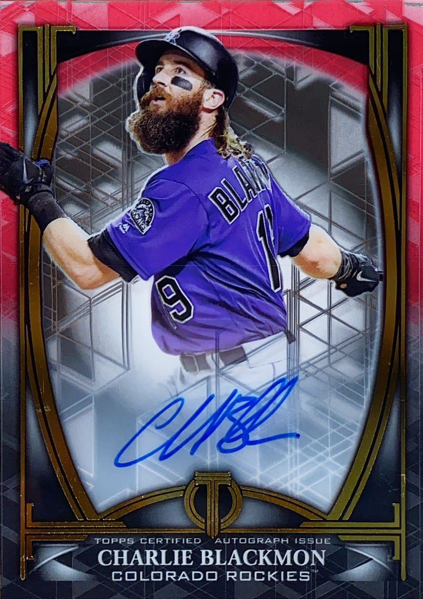 【目立った傷や汚れなし】2019 Topps Tribute Baseball Charlie Blackmon Iconic Auto Red /10の落札情報詳細 ヤフオク落札価格情報