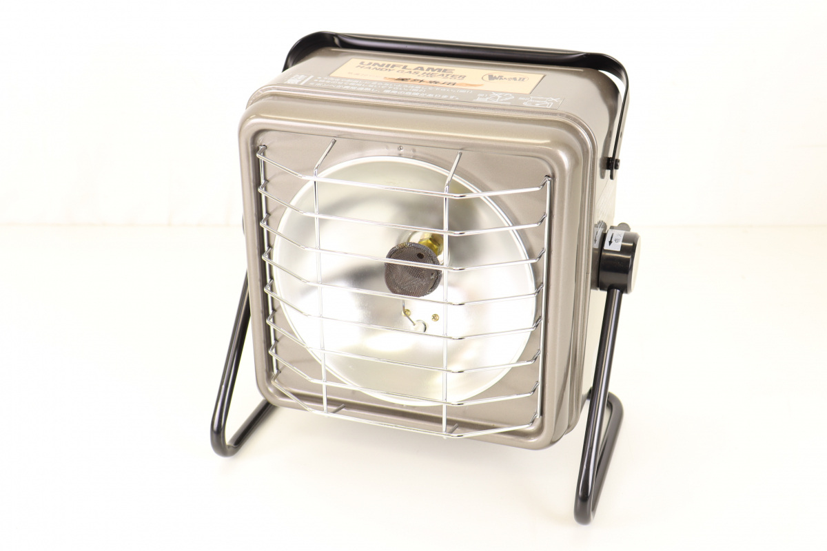【やや傷や汚れあり】UNIFLAME ワームⅡ UW202 ユニフレーム ハンディーガスヒーター 屋外専用 携帯ガスヒーター ガスストーブ
