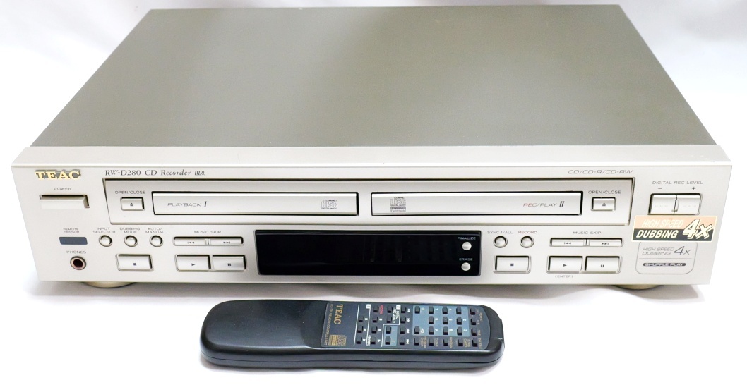 【やや傷や汚れあり】 即決！TEAC RWD280 CDレコーダー ティアックの落札情報詳細 ヤフオク落札価格検索 オークフリー