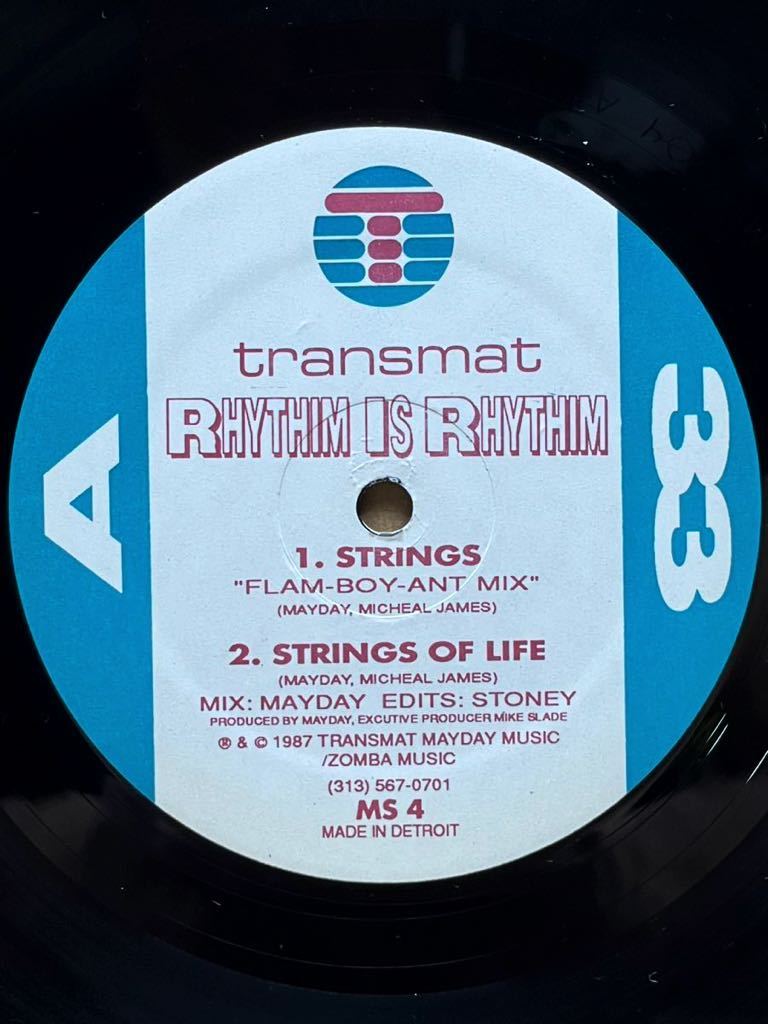 【やや傷や汚れあり】【 MAYDAY ＝ Derrick May, Rhythim Is Rhythimプロデュース】【HOUSE