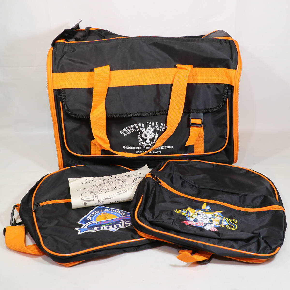 【やや傷や汚れあり】非売品 ジャイアンツ 4WAY オリジナルバッグ GIANTS 野球グッズ ブラック オレンジ ショルダーバッグ ボストン
