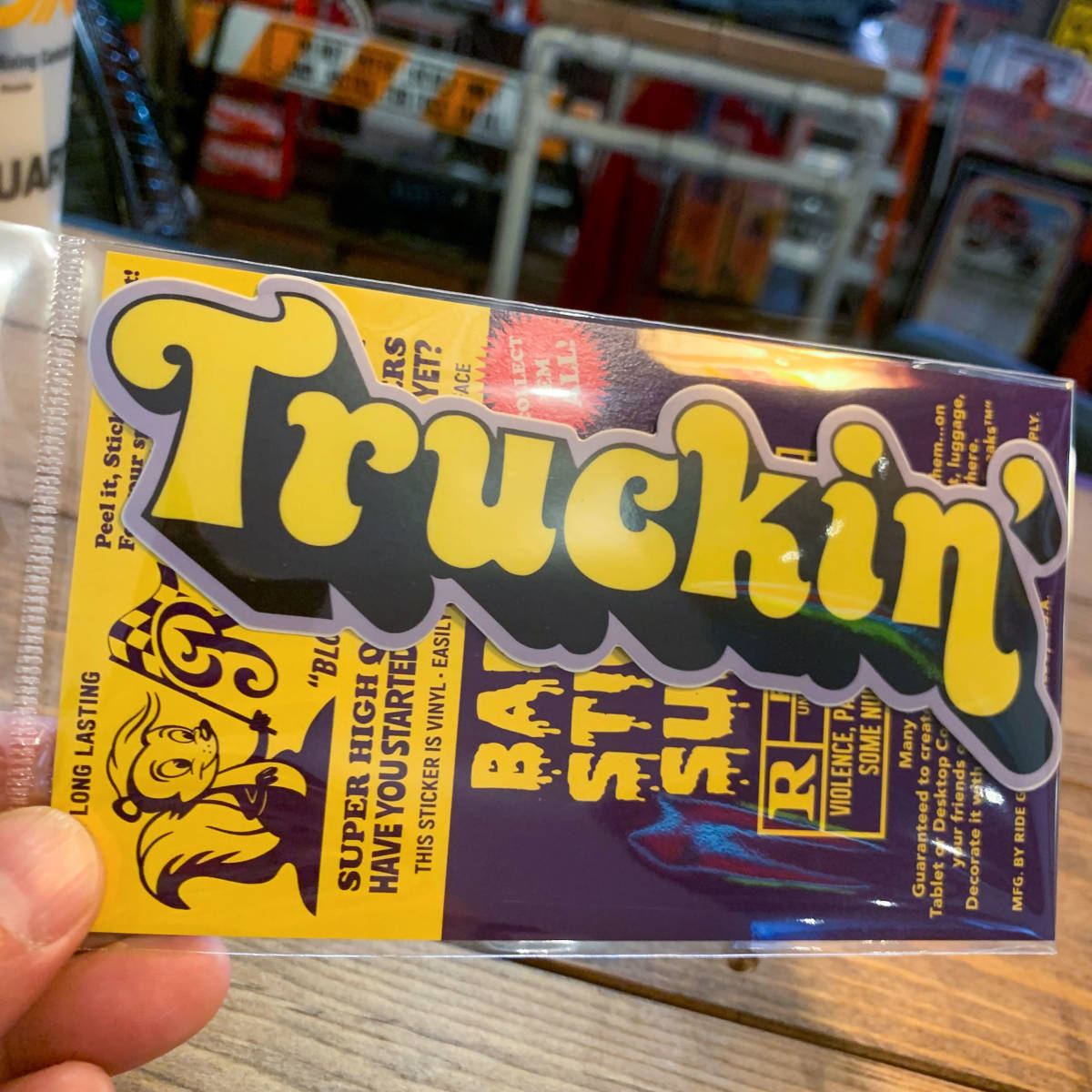 【未使用】Truckin' ステッカー★トラッキン STICKER ミニトラック シボレー C10 S10 C1500 エルカミ ハイラックス