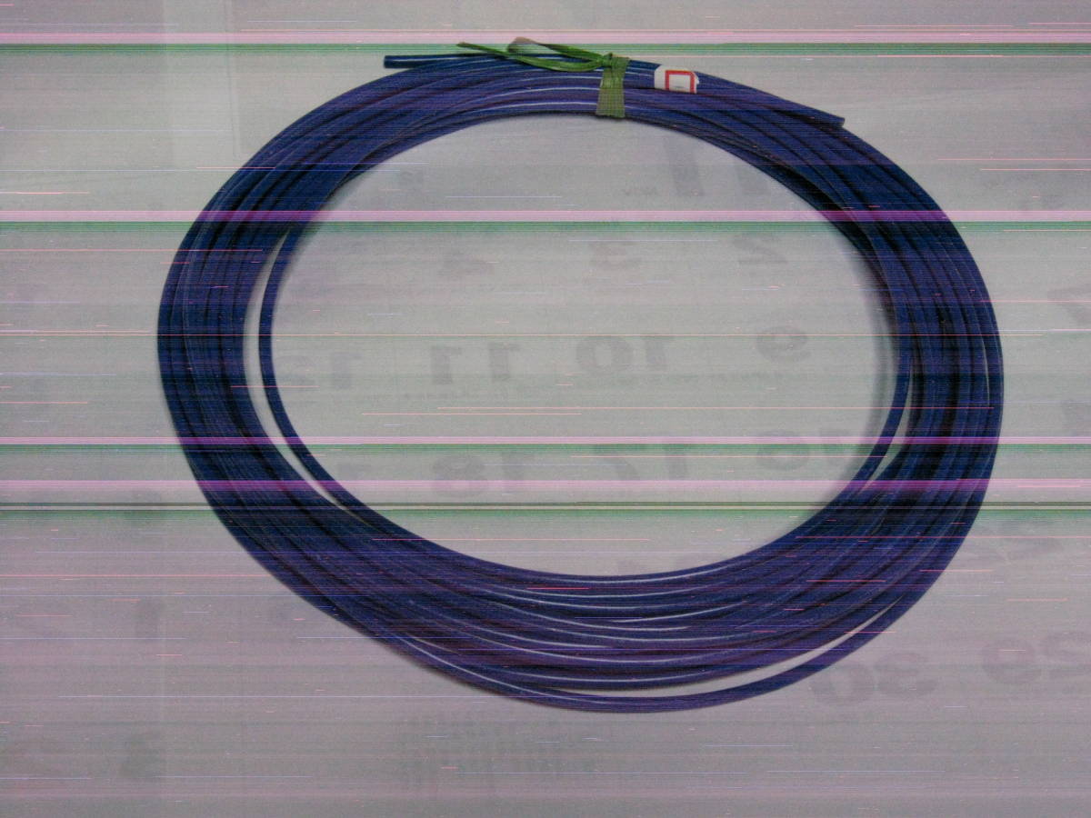 【未使用】アンテナワイヤーカット残 KIV2.6SQ ブルー 14.30mの落札情報詳細 ヤフオク落札価格検索 オークフリー