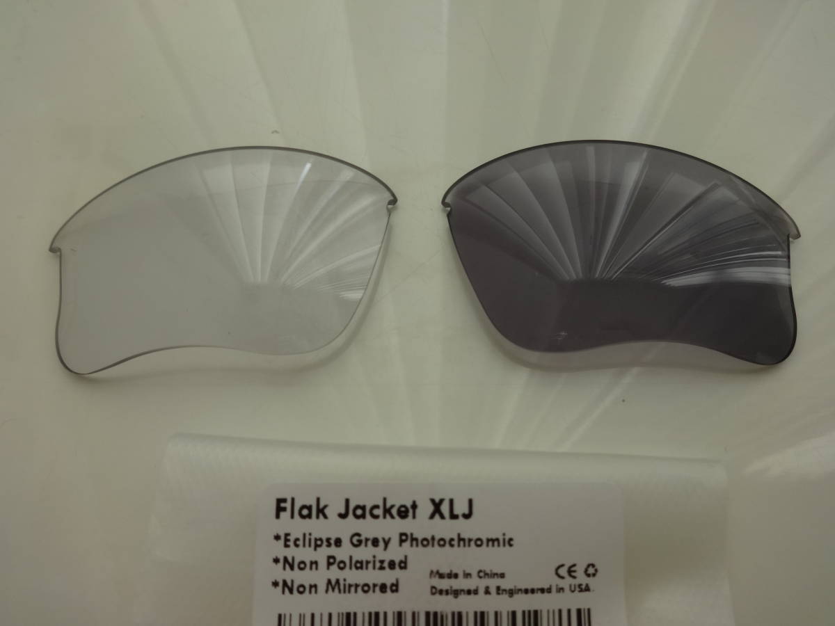 【未使用】処分価格！！！フラックジャケット XLJ用 カスタム調光レンズ Photochromic Transition 新品 Flak