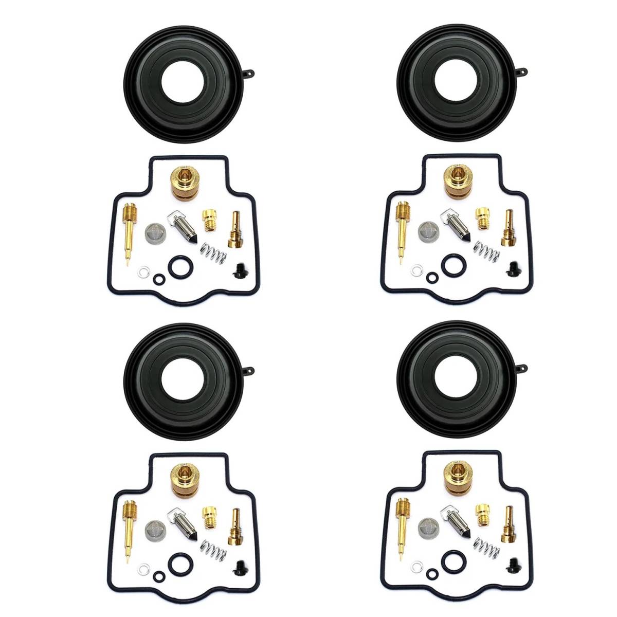 【未使用】ZZR1100 キャブレター リペアキット オーバーホール ダイヤフラム フロートパッキン フロートバルブ エンジン ZX1100