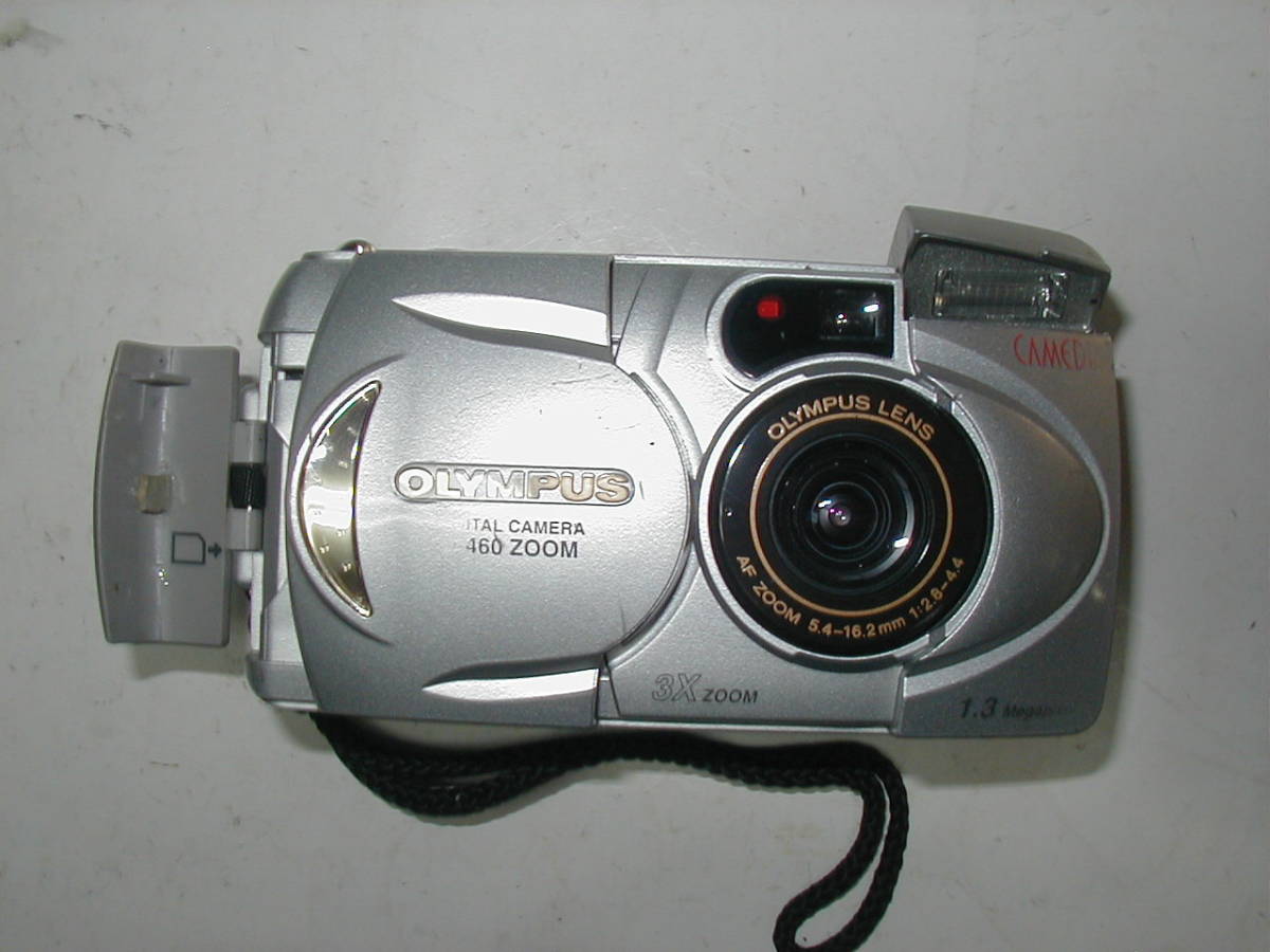 【全体的に状態が悪い】 OLYMPUS CAMEDIA D460 ZOOM 銀色 オリンパス キャメディア 現状品