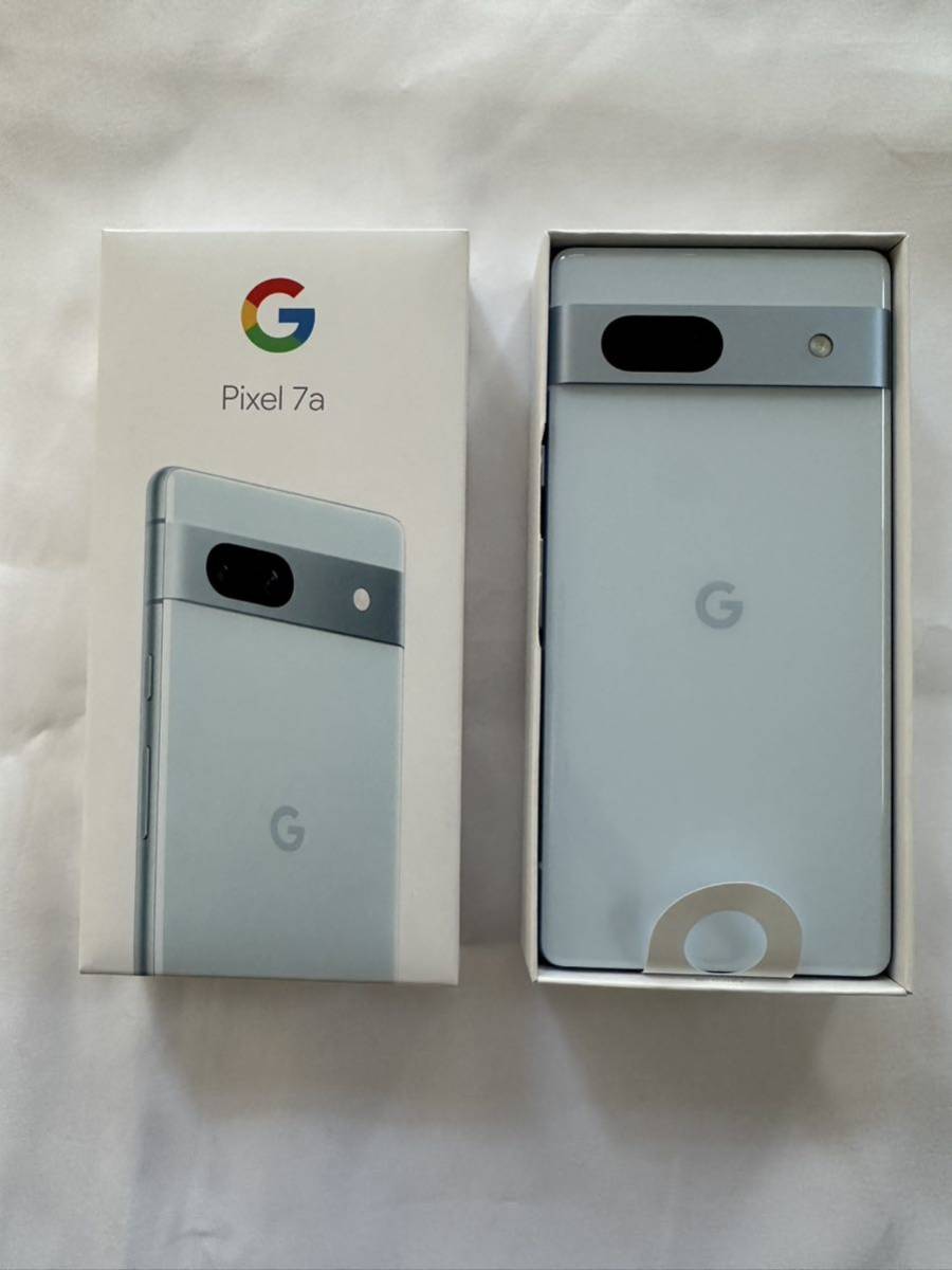 【未使用】新品 Google Pixel 7a 128GB SIMフリー sea ブルー 水色 ピクセル グーグル ホワイト スノー ブラック