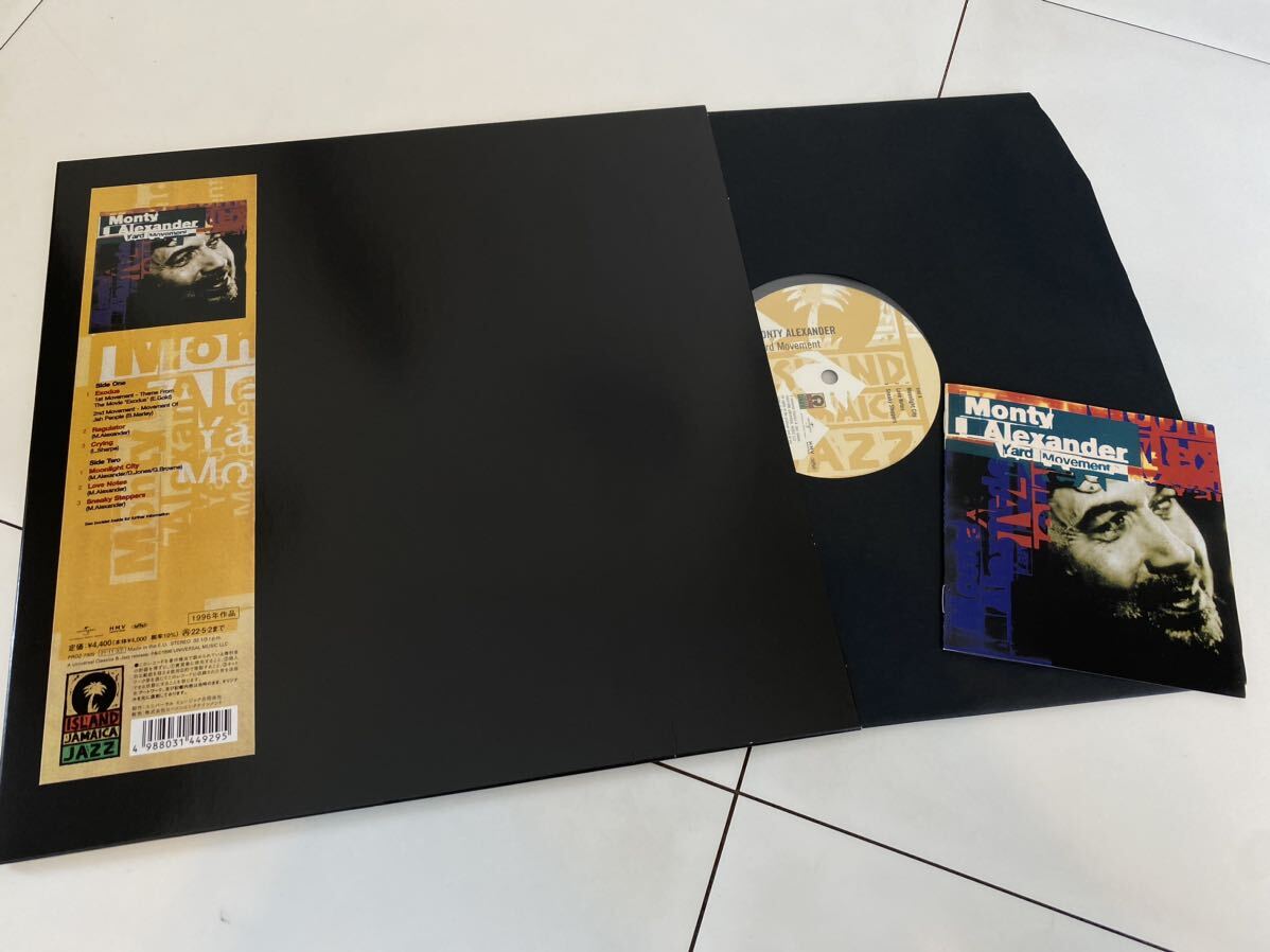 【目立った傷や汚れなし】中古 LP Monty Alexander/Yard Movement 1996年作品 2021 record day