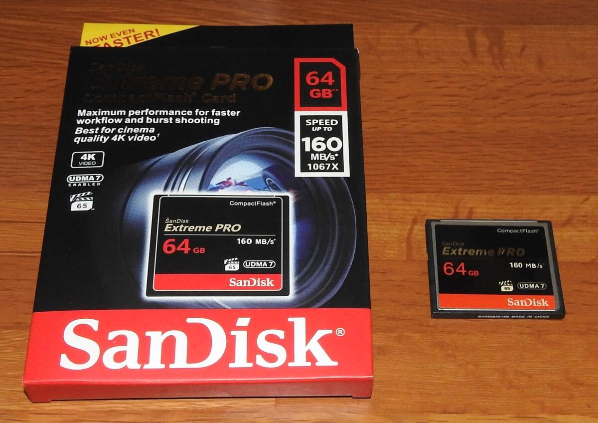 【やや傷や汚れあり】SanDisk Flash コンパクトフラッシュ★64GB★中古品の落札情報詳細