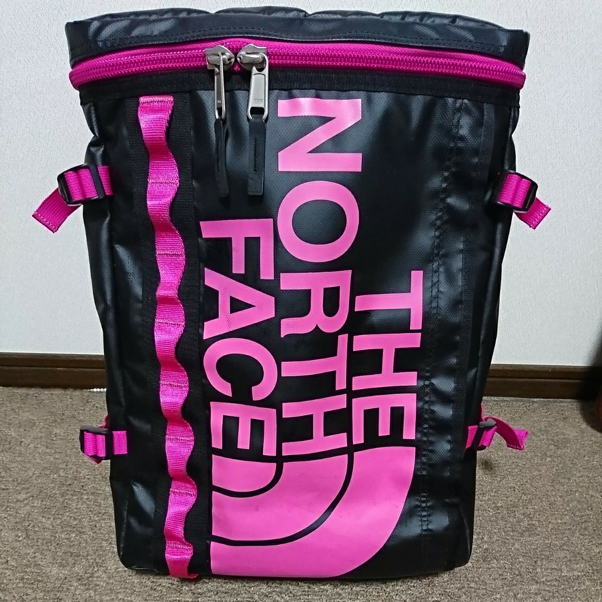 【中古】激レアカラー！ NORTH FACE BC FUSE BOX ヒューズボックス 30L KL/ブラック×ルミナスピンク NM81630