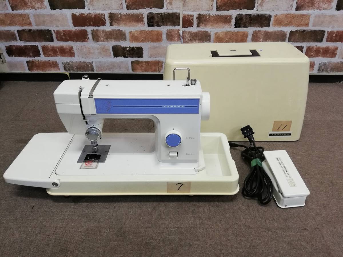 【中古】I1318 ジャノメミシン/ジャノメ385/学校用卓上ミシン/フットスイッチ付き/裁縫/手芸/手作り/ の落札情報詳細