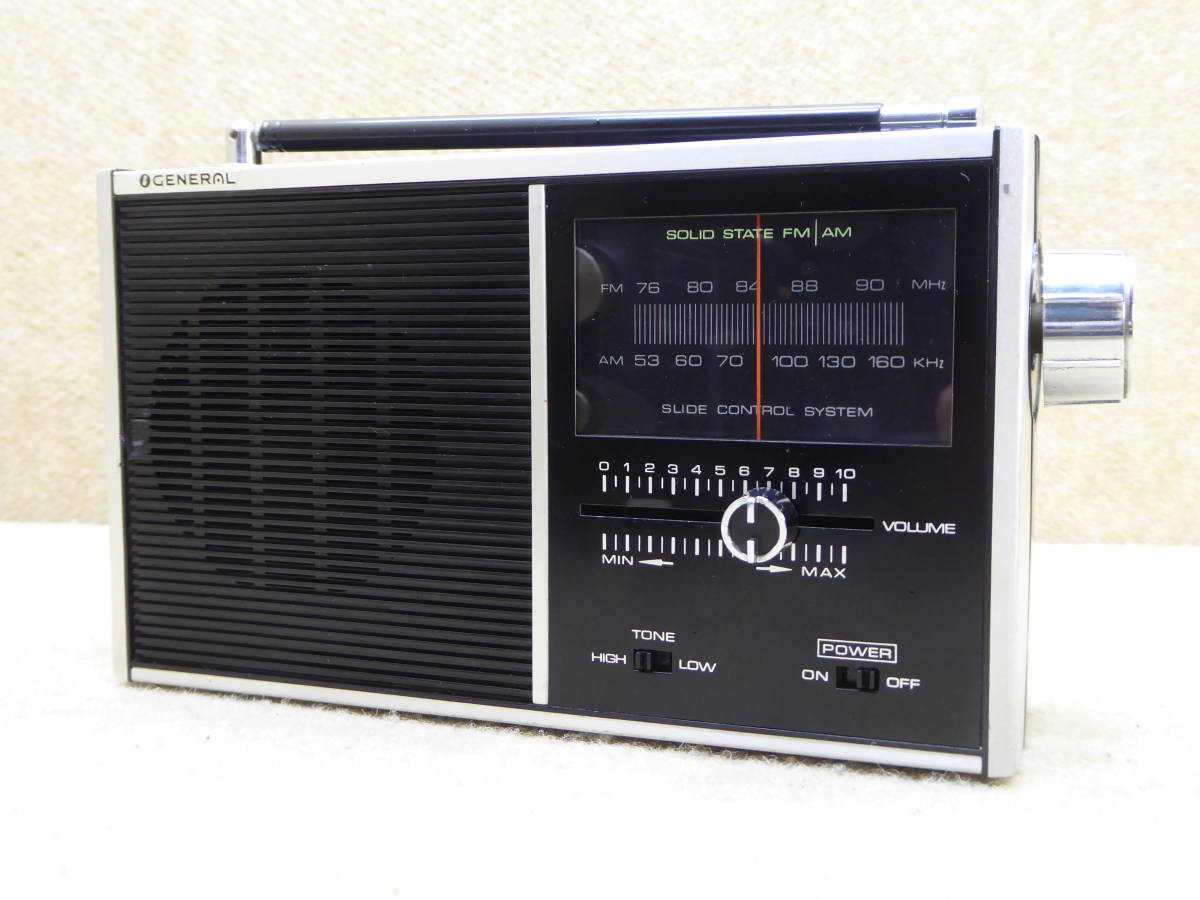 GENERAL ゼネラル FM/AMトランジスタラジオ TF1100 動作品 オマケ新品電池付き☆★ の落札情報詳細 ヤフオク落札価格情報