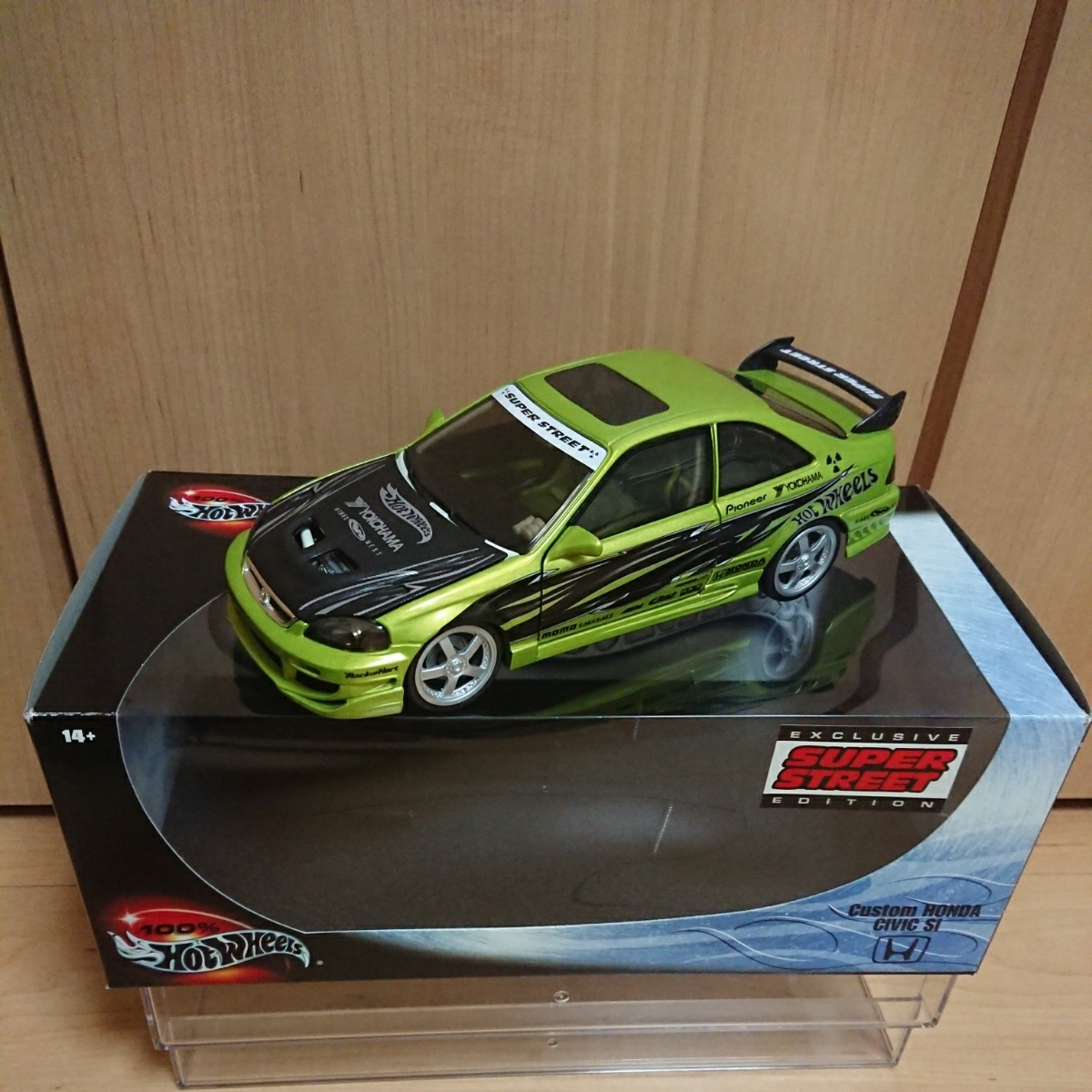 【中古】100％ホットウィール・1/18スケール・スーパーストリートカスタム ホンダ シビックSI/美品中古/HOTWHEELSの落札情報