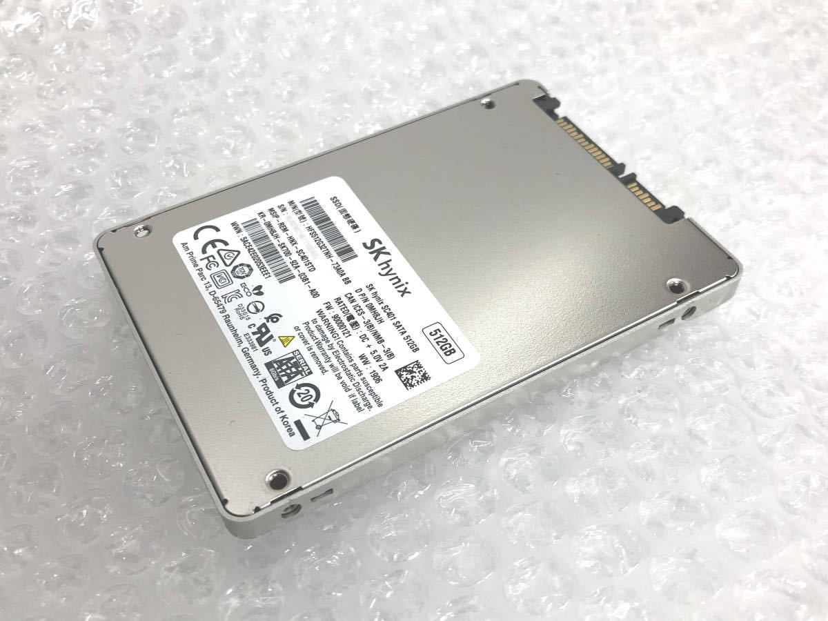 《ほぼ未使用》SK hynix SSD SC401 SATA 512GB ① の落札情報詳細 ヤフオク落札価格情報 オークフリー