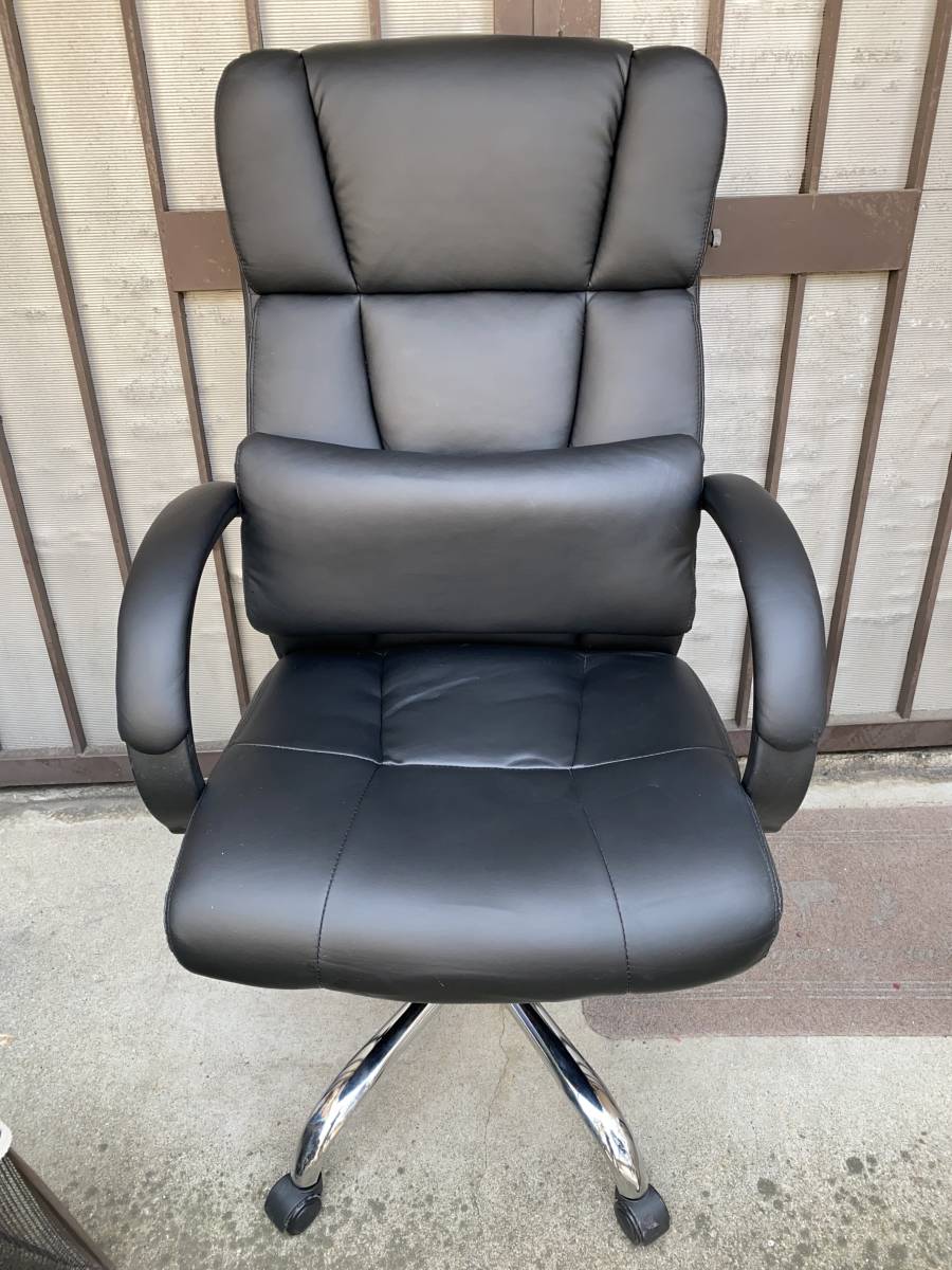 プレジデントチェア ポケットコイル採用 プレミアムタイプ レザー 革 デスクチェア オフィス 椅子 テレワーク 在宅の落札情報詳細