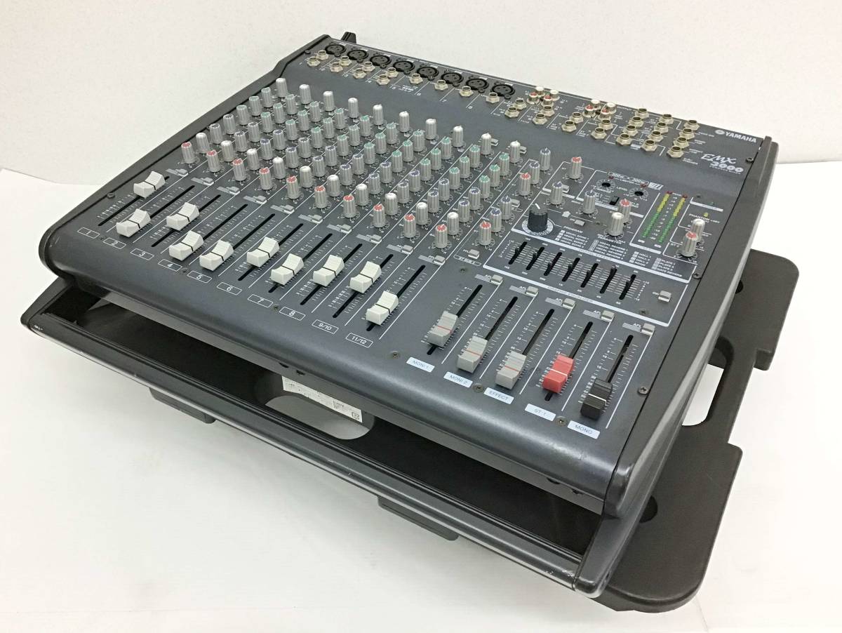 3094 YAMAHA パワードミキサー EMX3000 パワーアンプ EQ デジタルエフェクト オールインワン 練習 スタジオ ライブ 音楽