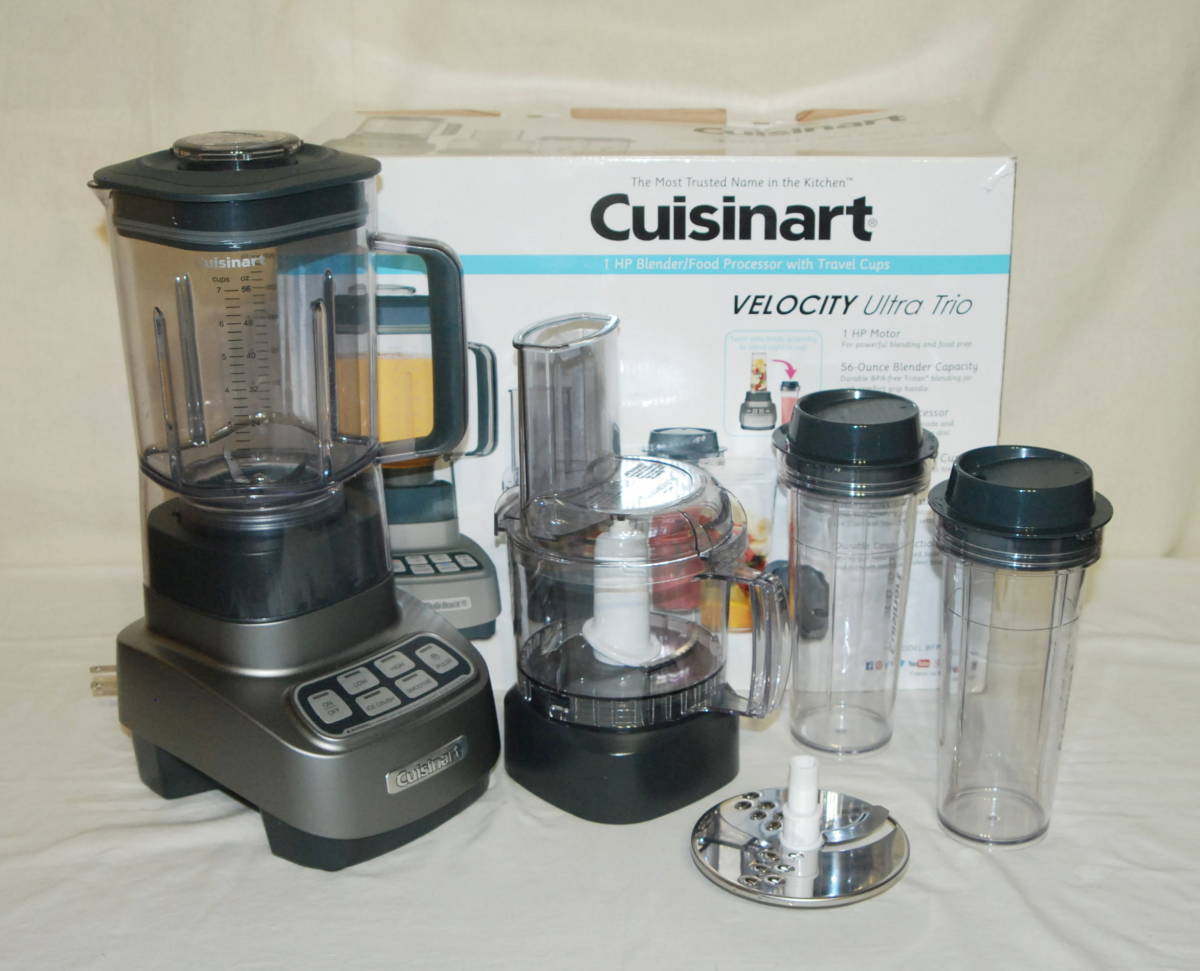 美品 クイジナート Cuisinart VELOCITY Ultra Trio 1 HP Blender BFP650GM ジューサー