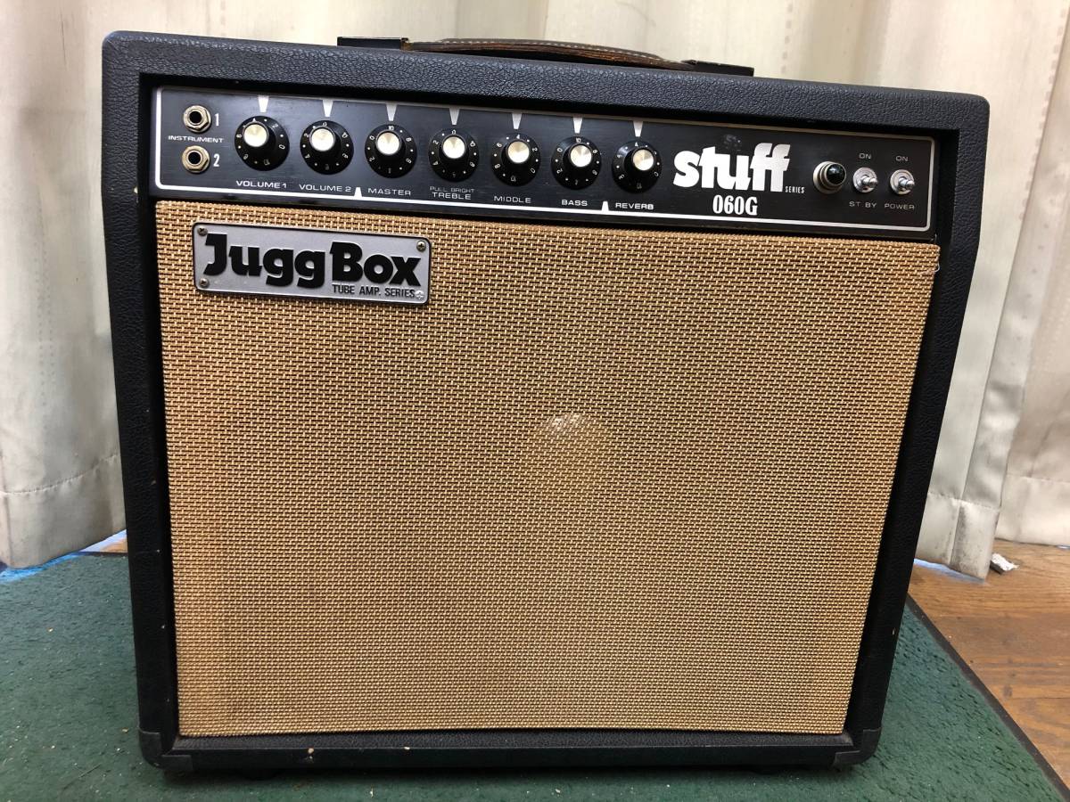 1970年代JUGG BOX STUFF 060G日本ハモンド・ジャグボックス・スタッフ・真空管ギターアンプ・チューブ60W/Japan