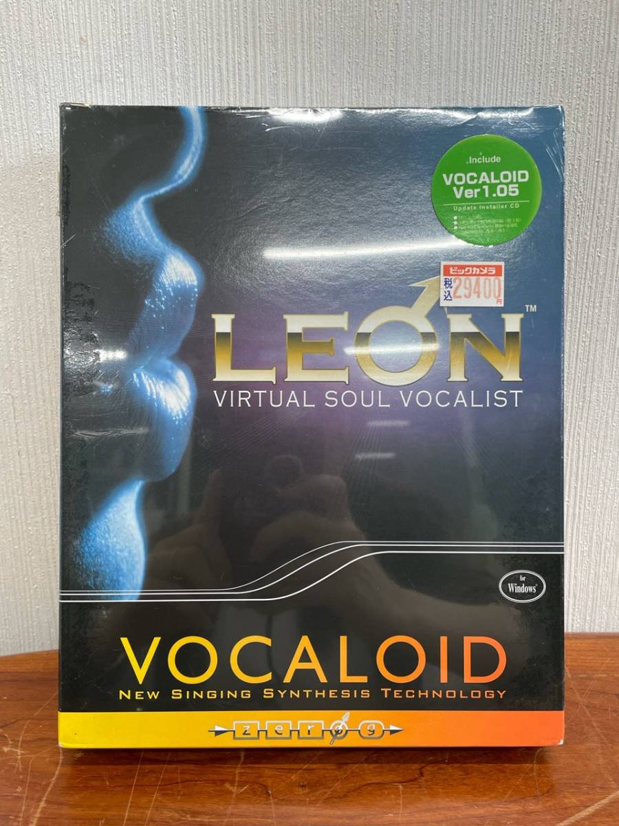 【新品】未使用 未開封 VOCALOID バーチャル・シンガー LEON 男性 レオン 英語歌詞 ヒューマン・ボイス バーチャル男性シンガー