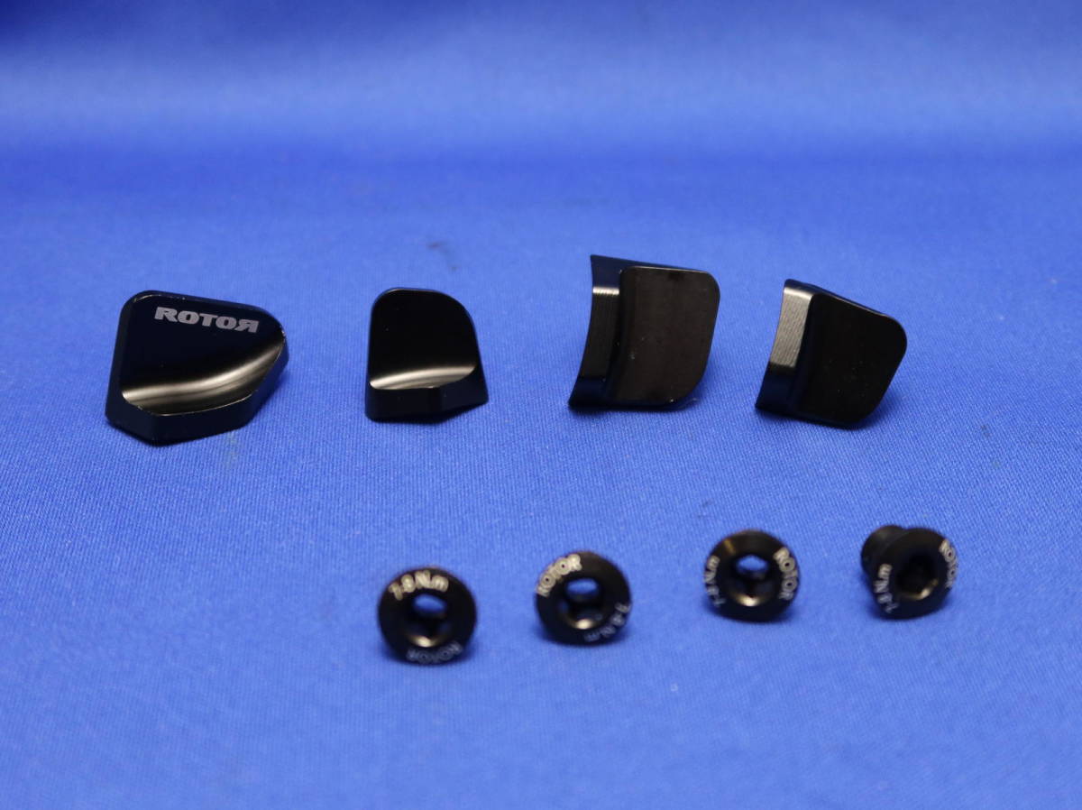 ローター ROTOR チェーンリングボルト 4ARM CRANK BOLT COVER DURAACE 9100 シマノクランクへの取り付けに 仮止めのみ新品同様 の落札情報詳細 ヤフオク