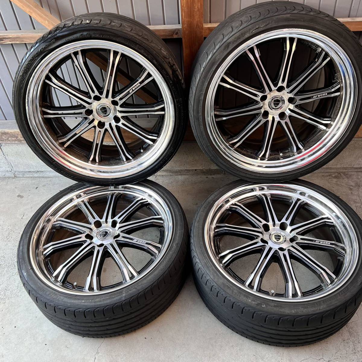 【やや傷や汚れあり】【送料無料】 WORK SCHWERT MODERNES EXOTISCHES ELEMENT 21インチ ホイール