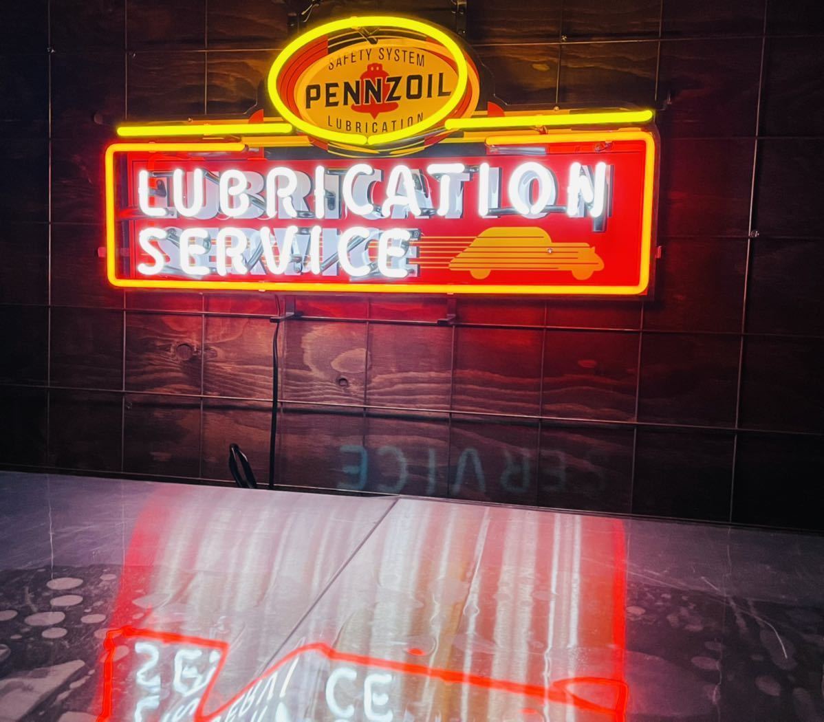 スノコ sunoco ネオンサイン ネオン管 看板 ガレージ インテリア ライト/照明