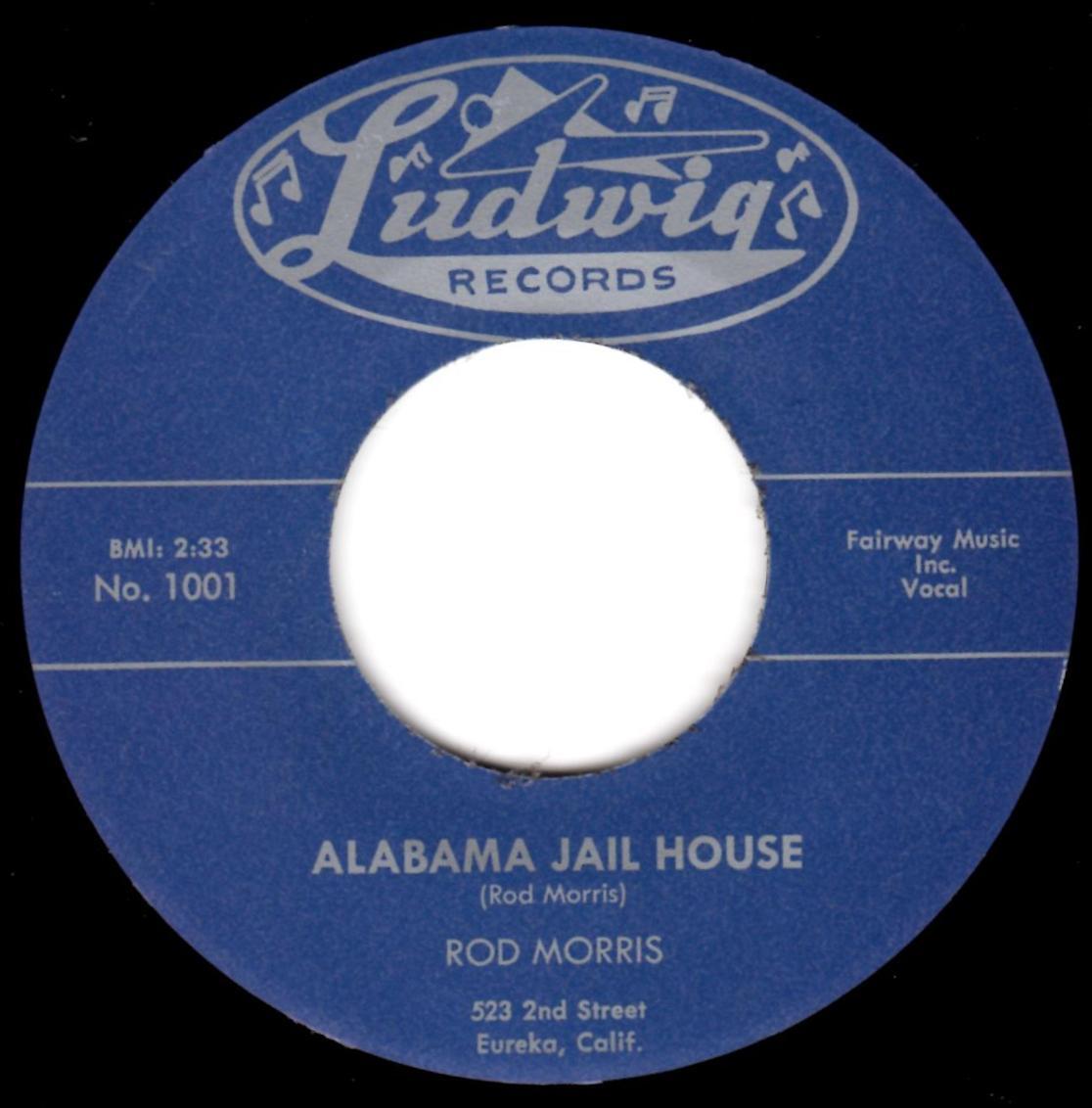 【未使用】貴重盤 / Mega Rare ROCKABILLY BOPS / ROD MORRIS ALABAMA JAIL HOUSE
