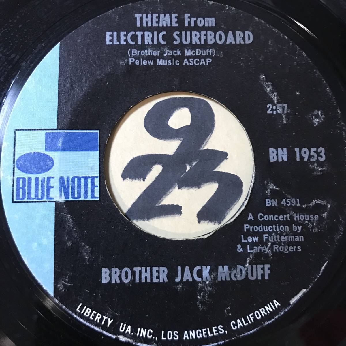 【やや傷や汚れあり】試聴 BROTHER JACK McDUFF THEME FROM ELECTRIC SURFBOARD VG++