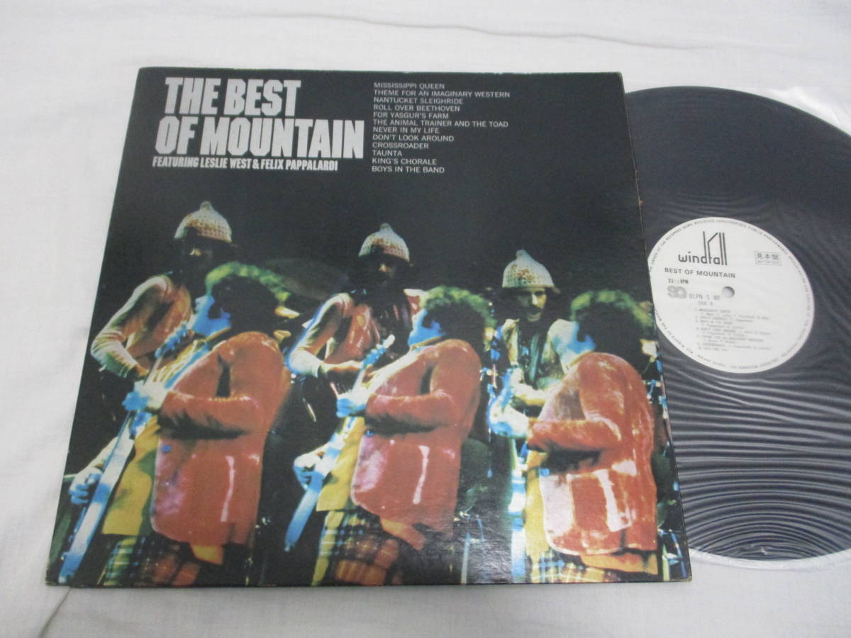 【目立った傷や汚れなし】Mountain The Best Of Mountain マウンテン ベスト Windfall 国内盤 サンプル