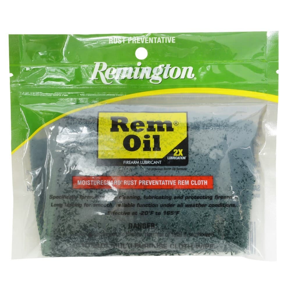 【未使用】Remington 防錆潤滑布 クリーニングクロス Rem Oil入り レミントン レムオイル ガンオイルの落札情報詳細